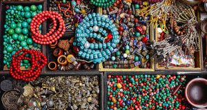 Modern Alchemy: The Art and Freedom of Mixing Metals in Jewelry assorted beads in boxes lot