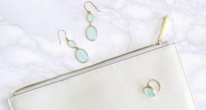 The Art of the Drape: Why Scarves Are the Unsung Heroes of Style red lipstick, white leather bag, and earrings