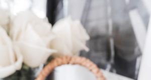 Hair Clips That Elevate: Small Accessories, Big Statements gold necklace on white ceramic plate